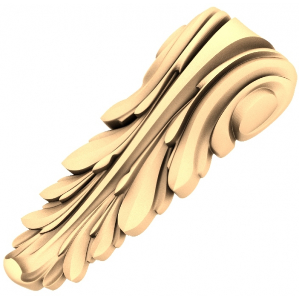 ظریف کنگر Scroll 3D مدل برای CNC ظریف کنگر Scroll 3D مدل برای CNC