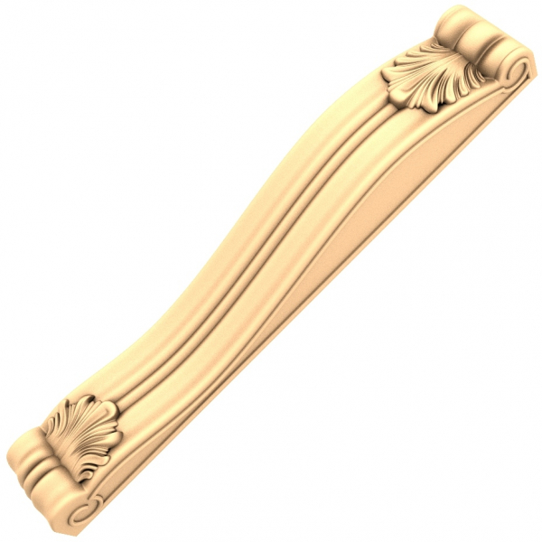 Shell Elegance Handle 3D STL Model for CNC Shell Elegance Handle 3D STL Model for CNC