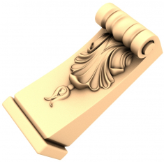 Serene Scroll Corbel