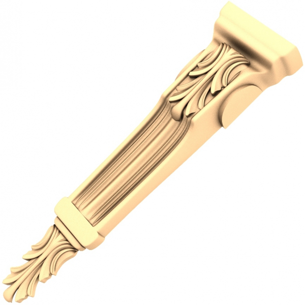 Elegant barok konsolben 3D STL-model til CNC Elegant barok konsolben 3D STL-model til CNC