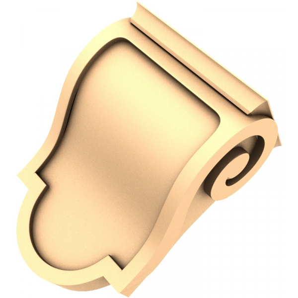 Classic Scroll Corbel - โมเดล 3 มิติสำหรับ CNC Classic Scroll Corbel - โมเดล 3 มิติสำหรับ CNC