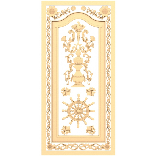 Majestic Ornamental Tableau 3D STL Model for CNC
