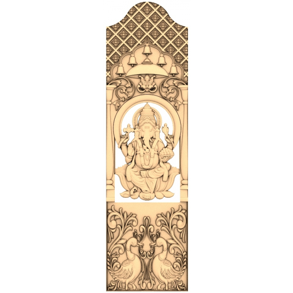 Ganesh's Grace 3D STL model pro CNC Ganesh's Grace 3D STL model pro CNC