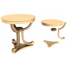 Elegant Curvilinear Table