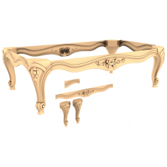 Elegant Floral Table Frame