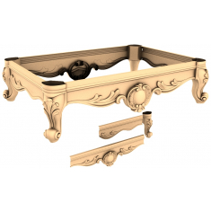 ຂອບຕາຕະລາງ Baroque Elegance