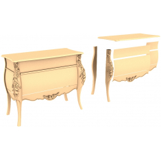 Floral Elegance Dressing Table