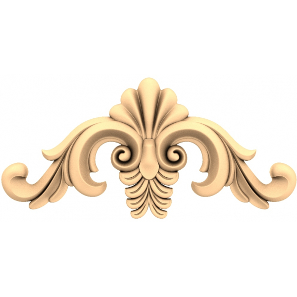 Regal Flourish Dekorativ CNC 3D STL-model Regal Flourish Dekorativ CNC 3D STL-model