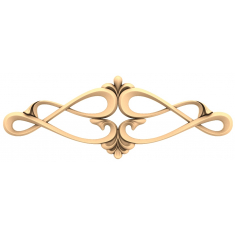 Elegante decoración en espiral