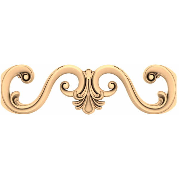 Model ornamental Scroll Flourish 3D STL pentru CNC Model ornamental Scroll Flourish 3D STL pentru CNC