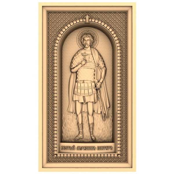 St. Victor the Martyr 3D STL Model pre CNC a 3D tlač