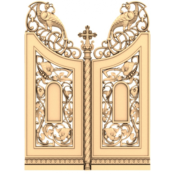 Ornate Elegance Gate 3D STL Model for CNC Ornate Elegance Gate 3D STL Model for CNC