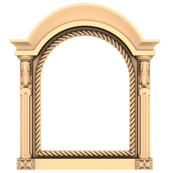 Majestic Arch Frame 3D STL for CNC Machines