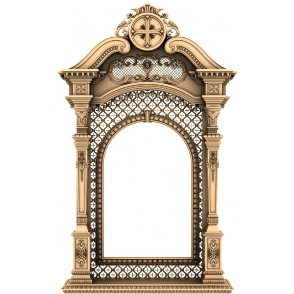 Modello STL 3D decorativo ornato Kiot per CNC