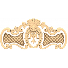 Panneau d'élégance baroque