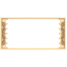 Cadre décoratif orné