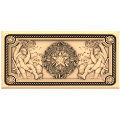 75 Years of Remembrance 3D Relief