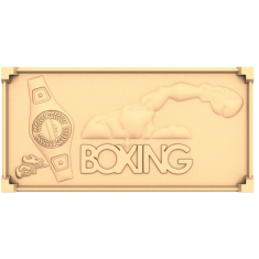 Boxing Champion Relief