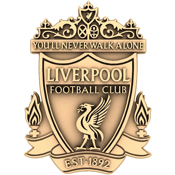 Anfield Emblem 3D STL model