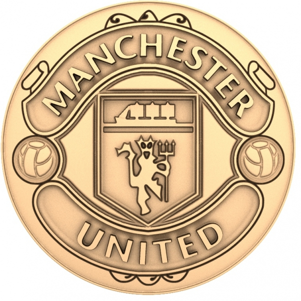 Sarafu ya Nembo ya Manchester United - Mfano wa 3D STL