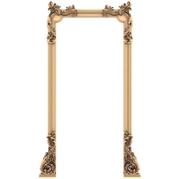 Baroque Elegance Frame 3D STL Model for CNC and 3D Printing Baroque Elegance Frame 3D STL Model for CNC and 3D Printing