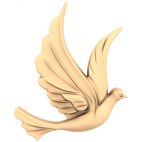 Graceful Dove 3D STL Model pentru CNC