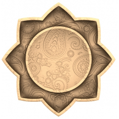 Medalhão Lotus Paisley