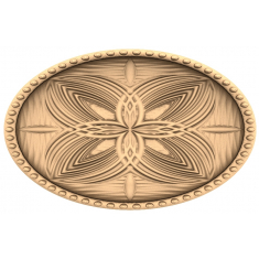 Roseta oval elegante