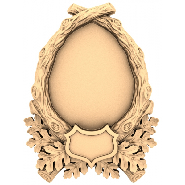 Woodland Elegance: Dekoratives 3D-STL-Modell für CNC Woodland Elegance: Dekoratives 3D-STL-Modell für CNC