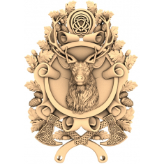 Majestic Stag Crest