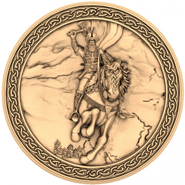 Viking Warrior on Horse 3D-model til CNC Viking Warrior on Horse 3D-model til CNC