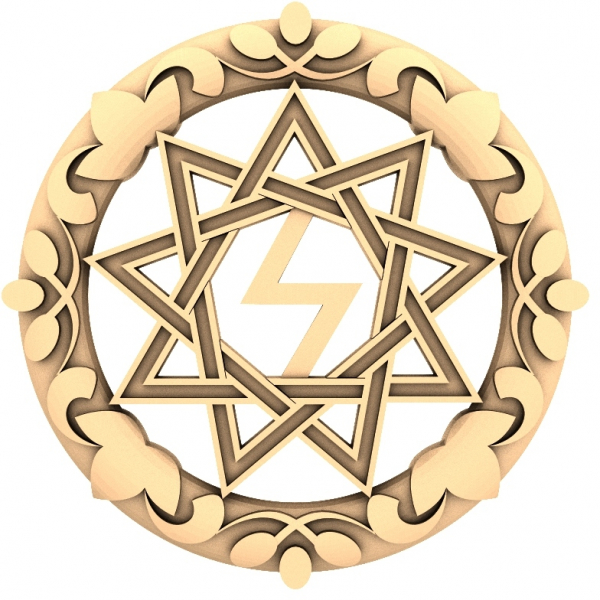 Star of Power - โมเดล 3 มิติสำหรับเครื่อง CNC Router Star of Power - โมเดล 3 มิติสำหรับเครื่อง CNC Router