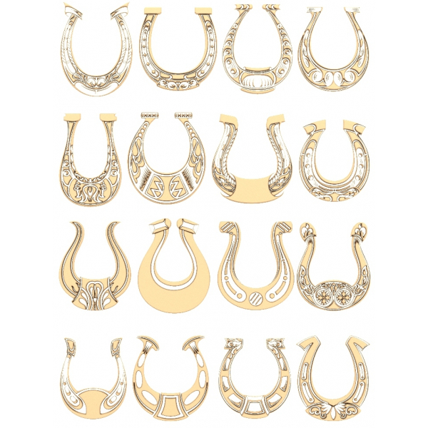 แบบจำลอง 3D STL ของ Horseshoe Harmony สำหรับ CNC แบบจำลอง 3D STL ของ Horseshoe Harmony สำหรับ CNC