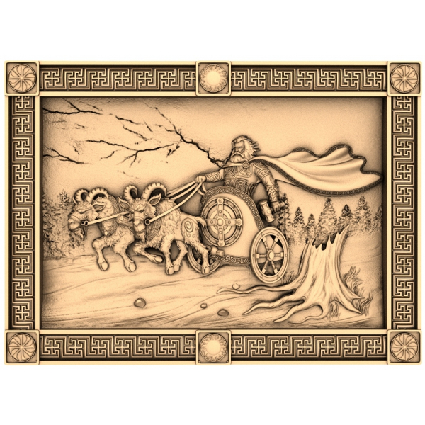 Fantastisk Chariot of the Gods 3D STL-model til CNC Fantastisk Chariot of the Gods 3D STL-model til CNC