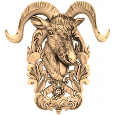 Majestic Ram Crest