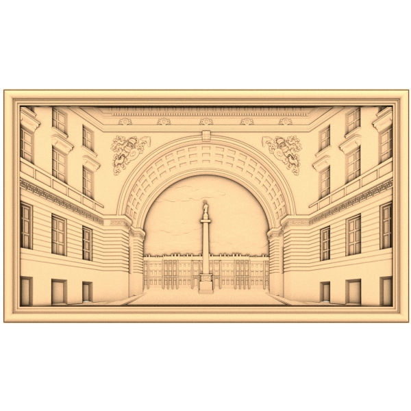 Arch of Majesty 3D STL Model for CNC Arch of Majesty 3D STL Model for CNC