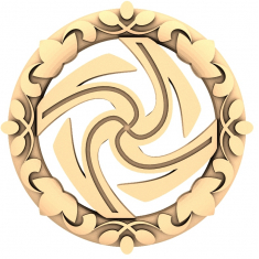 Swirl and Leaf Harmony