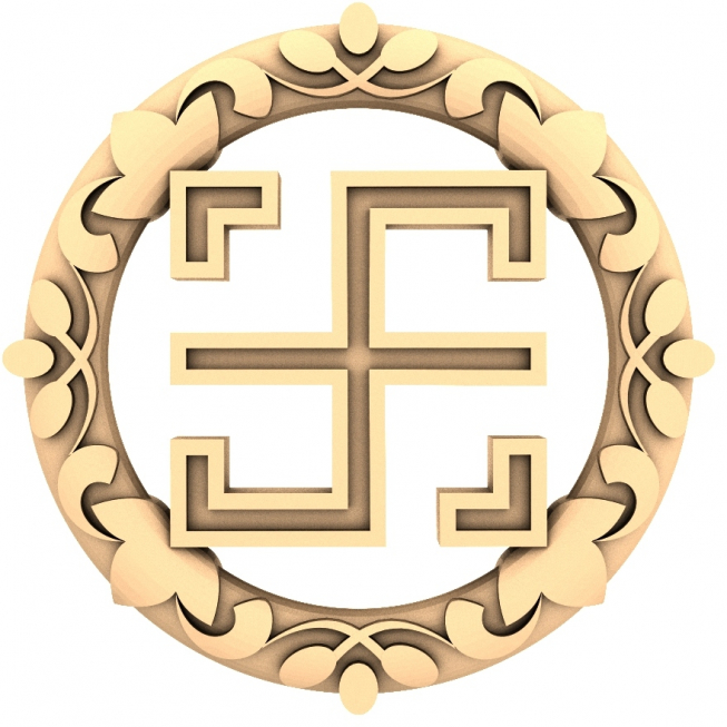 Eternal Harmony Emblem - 3D model pre CNC