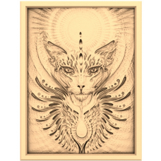 Mystical Feline Embodiment
