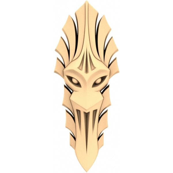 Mfano wa Mystic Guardian Mask 3D STL kwa CNC