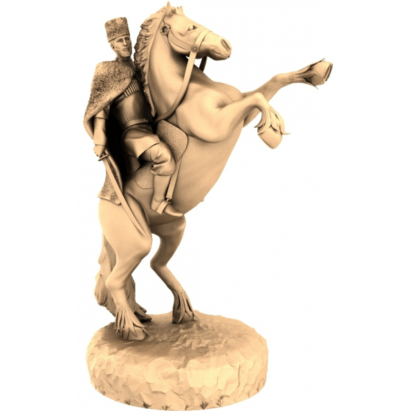 Steed 3D STL මාදිලියේ Valiant Knight