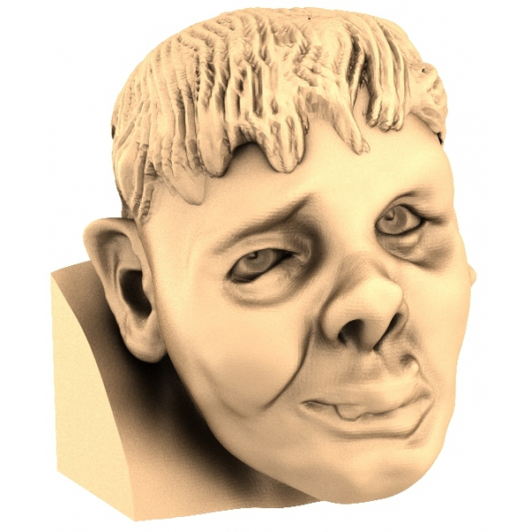 Child's Reflection 3D STL Model til CNC Router