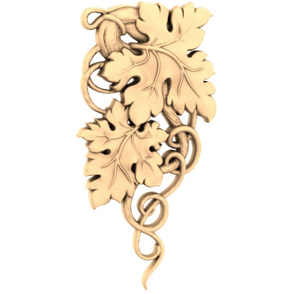 Vine Elegance 3D STL Model for CNC Routers Vine Elegance 3D STL Model for CNC Routers