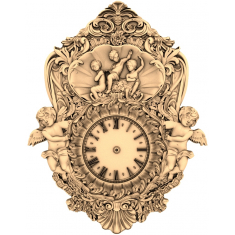 Cherubic Elegance Wall Clock