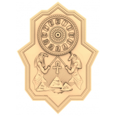 Eternal Timepiece with Egyptian Guardians