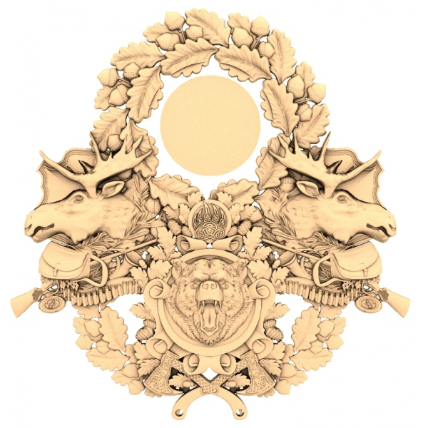 Wild Emblems 3D Relief for CNC Wild Emblems 3D Relief for CNC