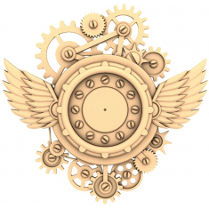 Steampunk Wings Gear ემბლემა