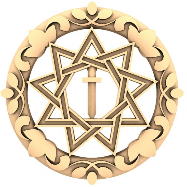 Guardian Star 3D STL Model for CNC