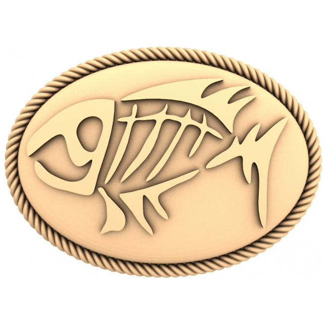 3D model Mystic Fish Emblem pro CNC