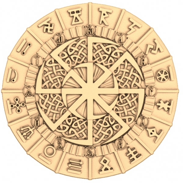 Celtic Mystic Wheel 3D model pro CNC Celtic Mystic Wheel 3D model pro CNC